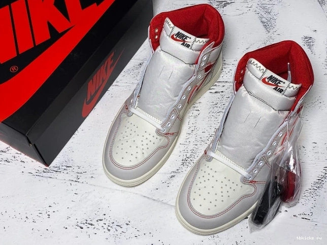Cheap TB OG 555088-160 Jordan 1 Gym Air High Red 